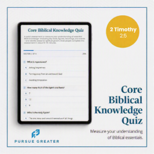 Core Biblical Knowledge Quiz